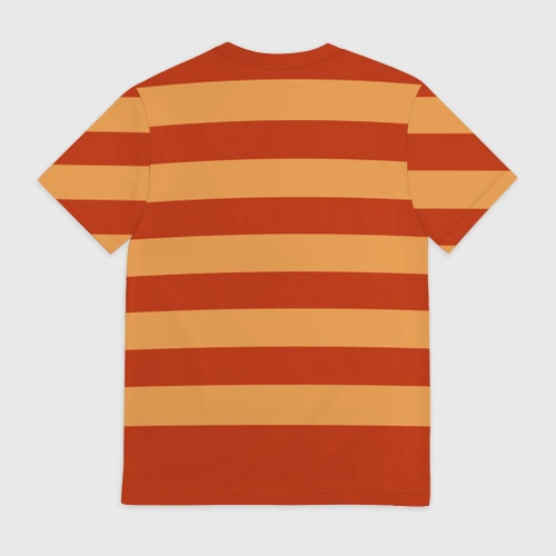 Мужская футболка 3D с принтом Walter Sobchak - портрет, вид сзади #1