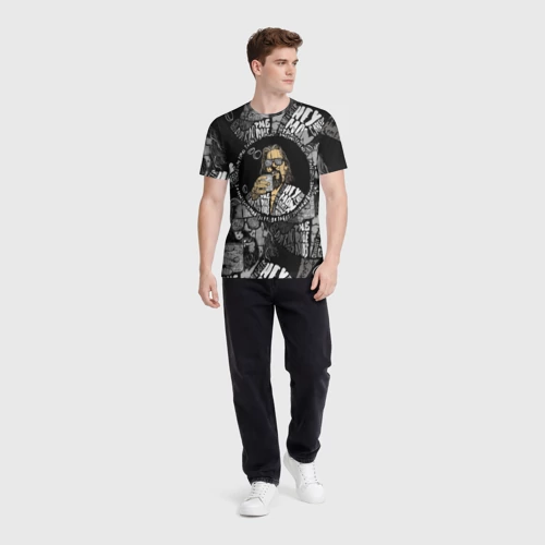 Мужская футболка 3D с принтом The Big Lebowski, вид сбоку #3