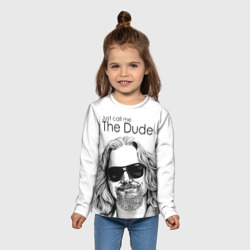 Детский лонгслив 3D Call me Dude - фото 2