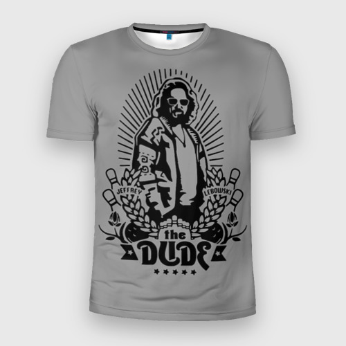 Мужская футболка 3D Slim The dude - The Big Lebowski