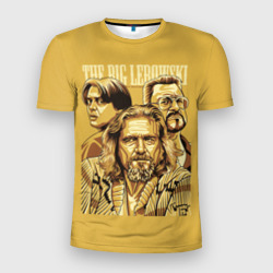 The Big Lebowski - главные герои – Мужская футболка 3D Slim с принтом купить со скидкой в -9%