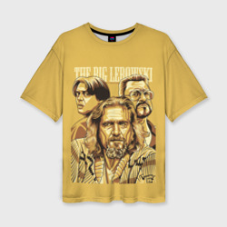 Женская футболка oversize 3D The Big Lebowski - главные герои