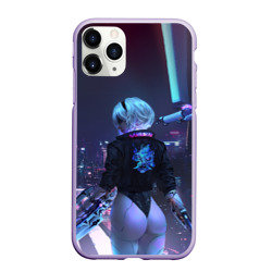 Чехол для iPhone 11 Pro матовый Nier X Cyberpunk