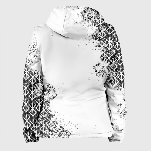 Женская куртка 3D Берсерк logo ч/б, цвет белый - фото 2