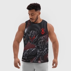 Мужская спортивная майка 3D Гатс Берсерк аниме - фото 2