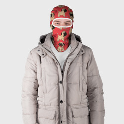 Балаклава 3D Мопсики и Сердечки - фото 2