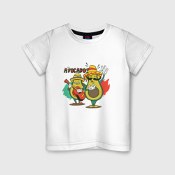 Детская футболка хлопок Los Avocados Авокадо Мариачи