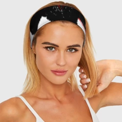 Повязка на голову 3D Берсерк ч\б - фото 2