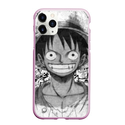 Чехол для iPhone 11 Pro Max матовый Луфи улыбается one piece