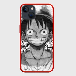 Чехол для iPhone 14 Луфи улыбается one piece