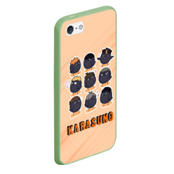 Чехол для iPhone 5/5S матовый Вороны школы Карасуно Haikyu!! - фото 2