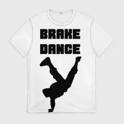 Мужская футболка 3D Brake Dance