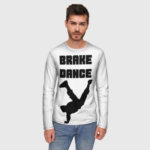 Мужской лонгслив 3D Brake Dance, цвет 3D печать - фото 3