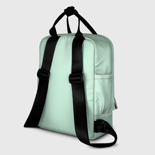 Женский рюкзак 3D с принтом Шинобу Кочо, Столб Насекомого, вид сзади #1