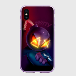 Чехол для iPhone XS Max матовый Витти на темном фоне