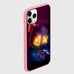 Чехол для iPhone 11 Pro Max матовый Витти на темном фоне - фото 2