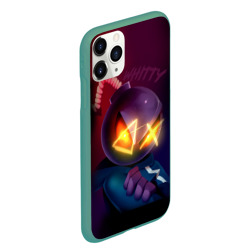 Чехол для iPhone 11 Pro Max матовый Витти на темном фоне - фото 2