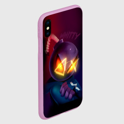 Чехол для iPhone XS Max матовый Витти на темном фоне - фото 2
