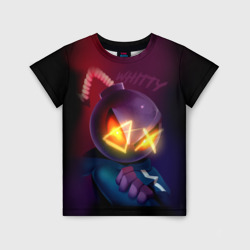 Детская футболка 3D Витти на темном фоне