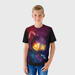 Детская футболка 3D Витти на темном фоне - фото 2