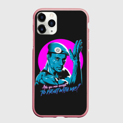 Чехол для iPhone 11 Pro Max матовый Уличный Ван Дамм
