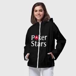 Женская ветровка 3D Poker Stars - фото 2