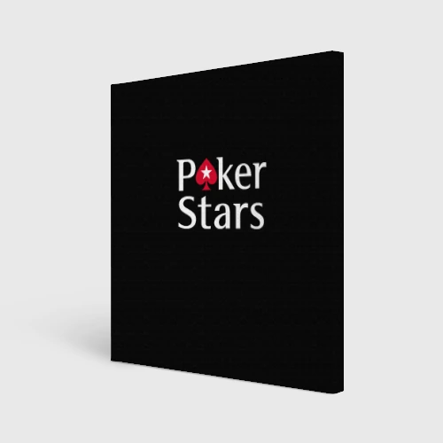 Холст квадратный Poker Stars