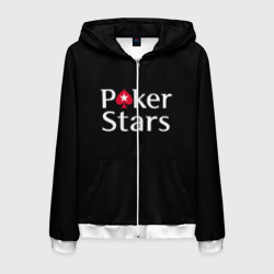 Мужская толстовка 3D на молнии Poker Stars