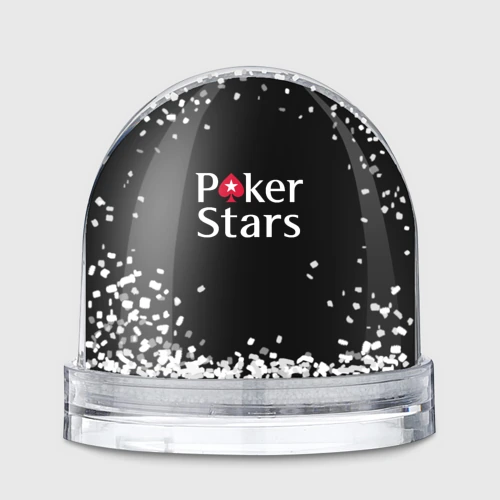 Игрушка Снежный шар Poker Stars