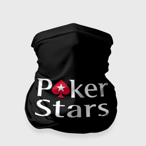 Бандана-труба 3D Poker Stars, цвет 3D печать