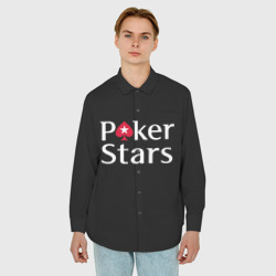 Мужская рубашка oversize 3D Poker Stars - фото 2