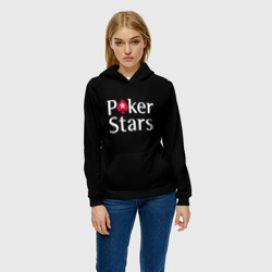 Женская толстовка 3D Poker Stars - фото 2