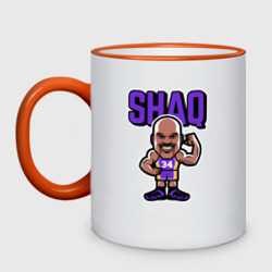 Кружка двухцветная Shaq