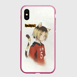 Чехол для iPhone XS Max матовый Кенма Козуме Haikyuu!!