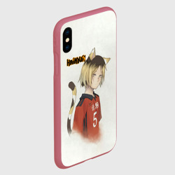 Чехол для iPhone XS Max матовый Кенма Козуме Haikyuu!! - фото 2
