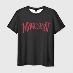 Мужская футболка 3D Maneskin. Inscription