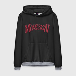 Мужская толстовка 3D Maneskin. Inscription