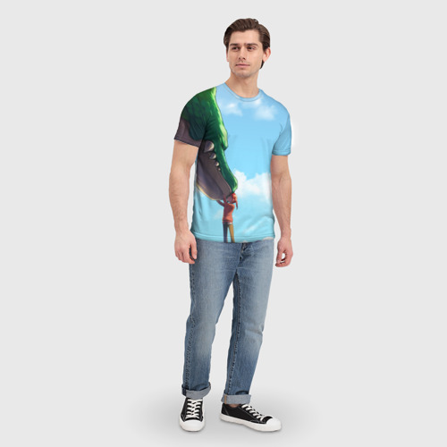 Мужская футболка 3D Дракон-горничная Кобаяши, цвет 3D печать - фото 5