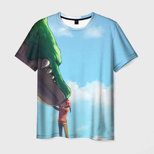Мужская футболка 3D Дракон-горничная Кобаяши, цвет 3D печать