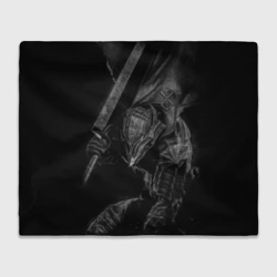 Плед 3D Берсерк черно - белый