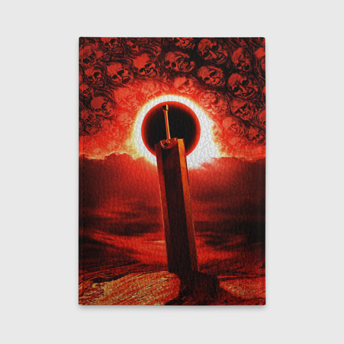 Обложка для автодокументов БЕРСЕРК закат, цвет бирюзовый - фото 2