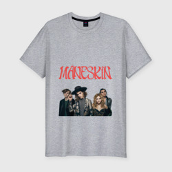Мужская футболка хлопок Slim Логотип Maneskin
