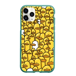 Чехол для iPhone 11 Pro Max матовый Утки
