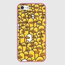Чехол для iPhone 5/5S матовый Утки