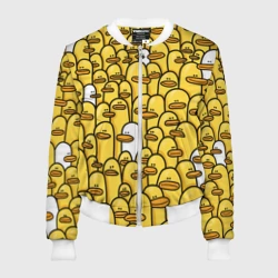 Женский бомбер 3D Утки