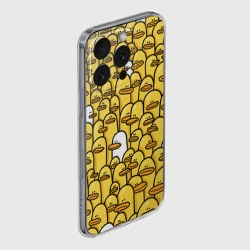 Чехол для iPhone 16 Pro Max силиконовый с защитой камеры Утки - фото 2
