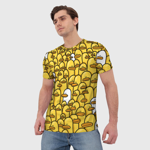 Мужская футболка 3D Утки - фото 3