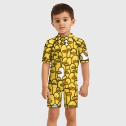 Детский купальный костюм 3D Утки - фото 2