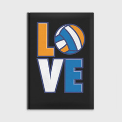Love Volleyball – Ежедневник с принтом купить