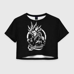 Женская футболка Crop-top 3D Элизиум Elysium